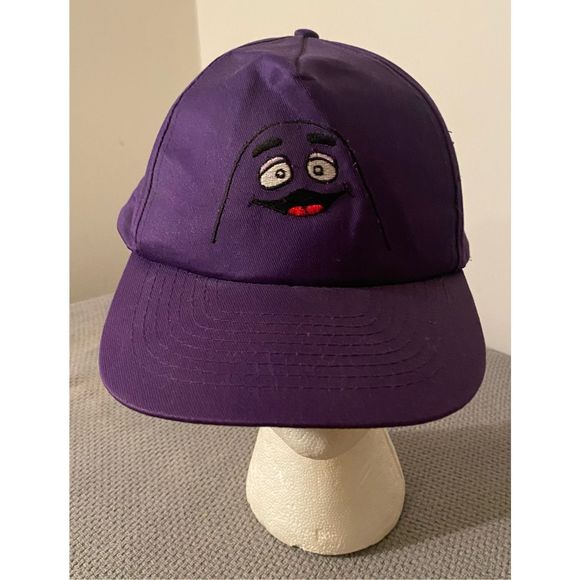 Purple McDonald’s GRIMACE Baseball Adjustable Cap - Picture 1 of 6
